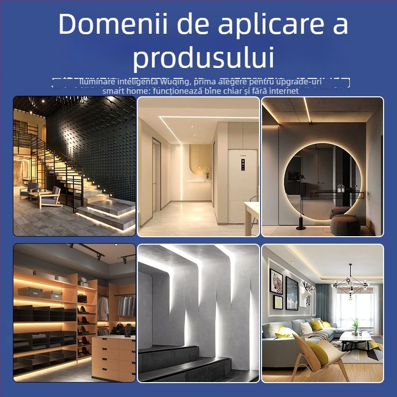 Sursă de alimentare pentru iluminat LED în garderobă, control inteligent, 12V, 36/60/100W, reglare luminozitate fără trepte