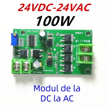 Modul invertor punte completă, 50 Hz, 220 V DC→AC, intrare 24 V DC pentru motoare PTZ