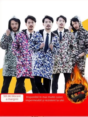 Palton de lucru din amestec de fibre chimice (70% acrilic), cu funcție anti-murdărire și decontaminare, iarnă, pentru logistică și depozitare, pentru bărbați