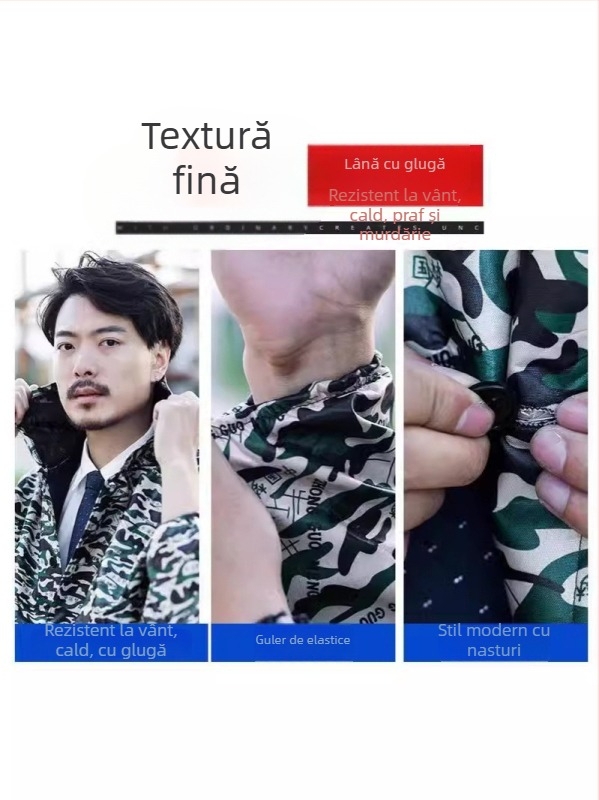 Palton de lucru din amestec de fibre chimice (70% acrilic), cu funcție anti-murdărire și decontaminare, iarnă, pentru logistică și depozitare, pentru bărbați