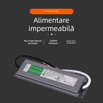 Craftsman Road sursă de alimentare LED outdoor impermeabilă DC12/24V IP65, sursă switch pentru bandă LED, 60–300W