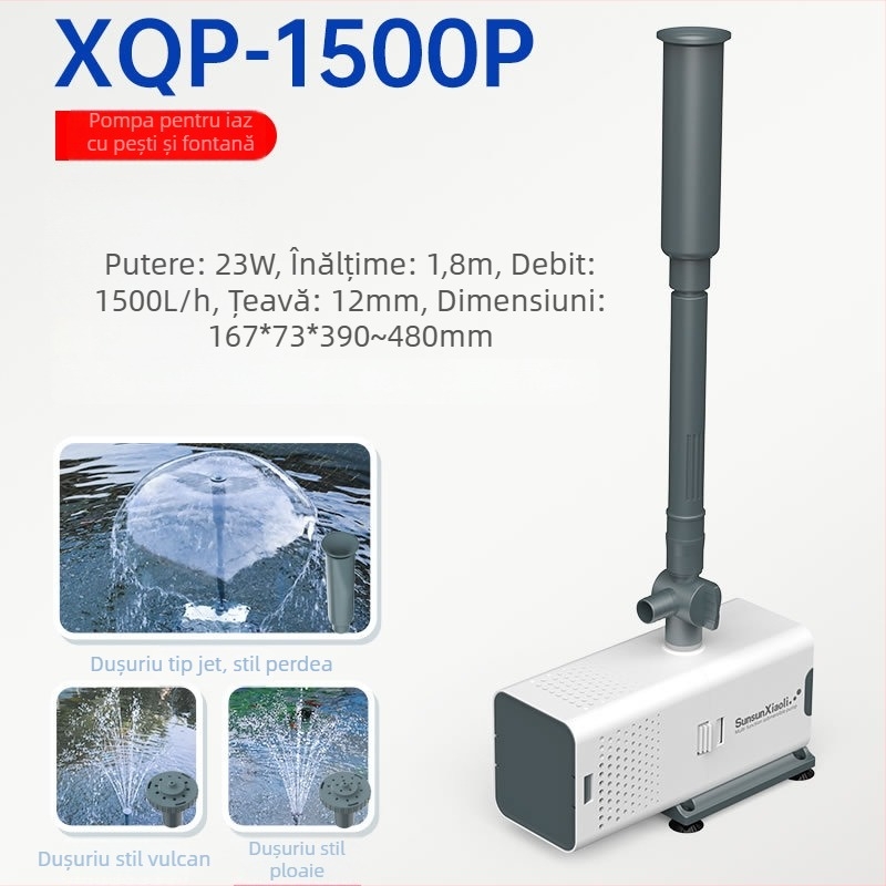 Pompa submersibilă Jialu pentru iazuri — verticală, circulație a apei și oxigenare