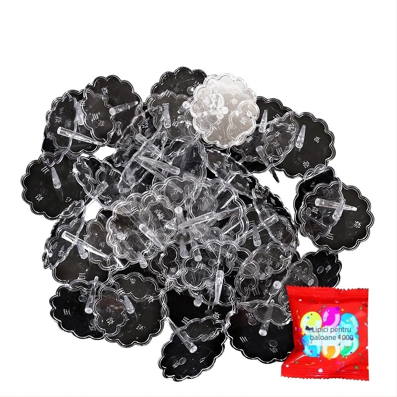 Bază din plastic transparent pentru decorațiuni de tort cu păpuși — bază plug-in pentru figuri, set 100 buc