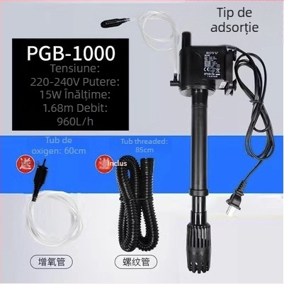 Boyu pompă submersibilă pentru acvariu – pompă circulantă trei în unu, model PGB750/1000/1500 pentru aerare și filtrare