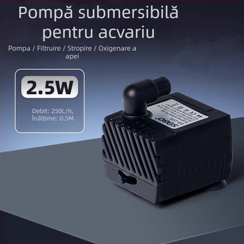 BG Pompa de apă 2.5W pentru filtrarea vasului de țestoase – Export cross-border exclusiv