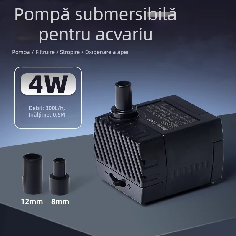 BG Pompa de apă 2.5W pentru filtrarea vasului de țestoase – Export cross-border exclusiv