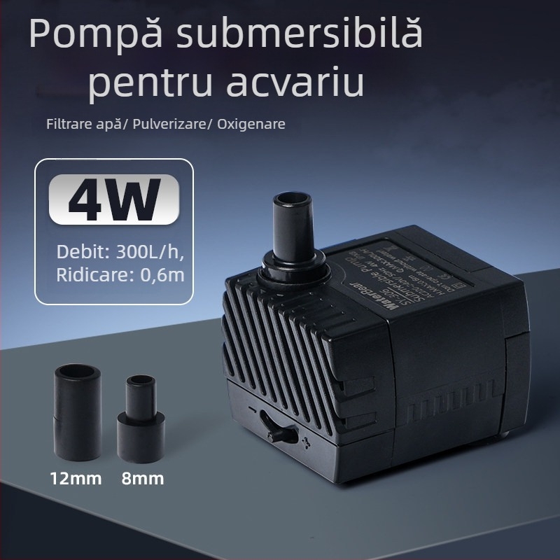 BG Pompa de apă 2.5W pentru filtrarea vasului de țestoase – Export cross-border exclusiv