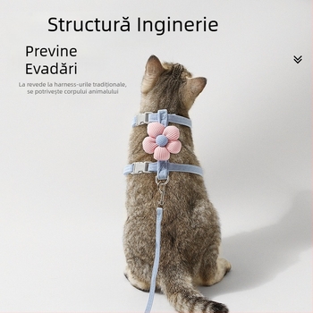 Șnur de tracțiune pentru pisici, formă I, neextensibil, din poliester