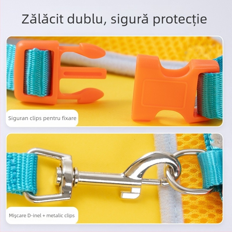 Hamă de piept pentru pisici Amor, din pânză, pentru animale de companie