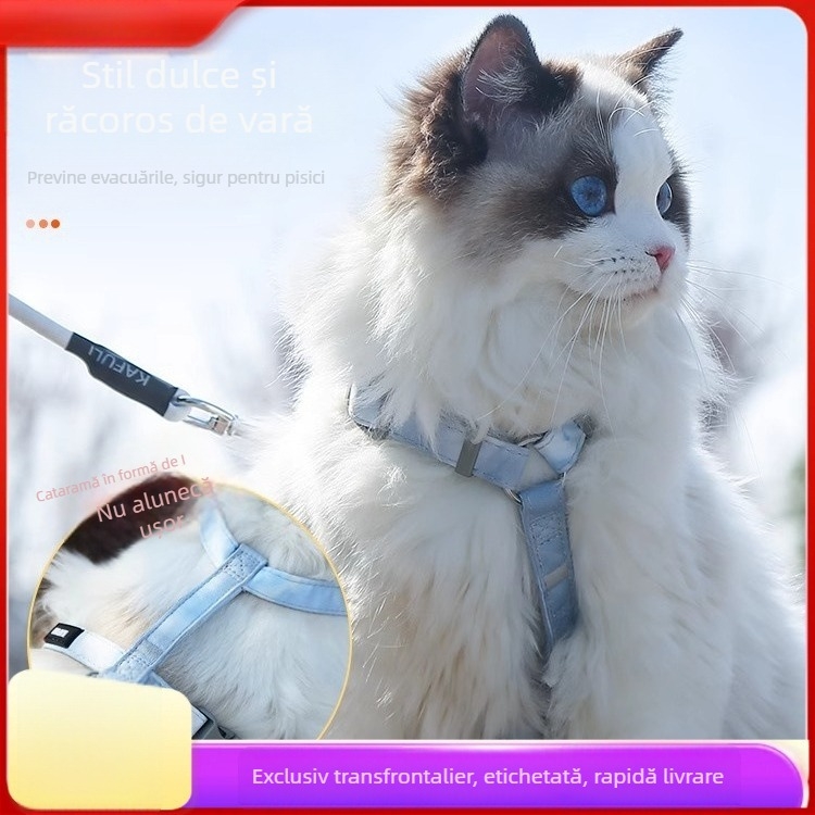Ham de piept pentru pisici, poliester, origine Zhejiang, pentru pisici, lanț/șnur pentru animale de companie