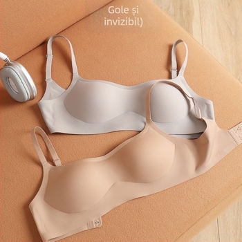 Sutien fără cusături, cupe subțiri, cupe complete, nylon respirabil, fără inel metalic
