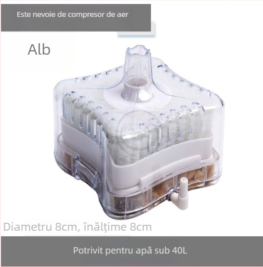 Filtru de acvariu Friendly – filtrare compactă, greutate 165 g, Material: Alt
