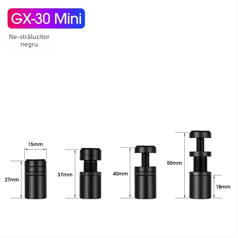 Suport pentru placă video – ramă din aluminiu cu bază magnetică, ITX mini PC, reglaj multiplu al unghiurilor, anti-îndoire