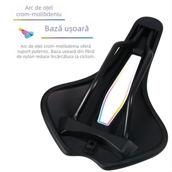 Șa de bicicletă TANKE Carbon guest pentru bicicletele de munte și de oraș – confortabilă