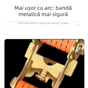 Întinzător pentru chingi de încărcare, cu mecanism ratchet, lărgit și îngroșat