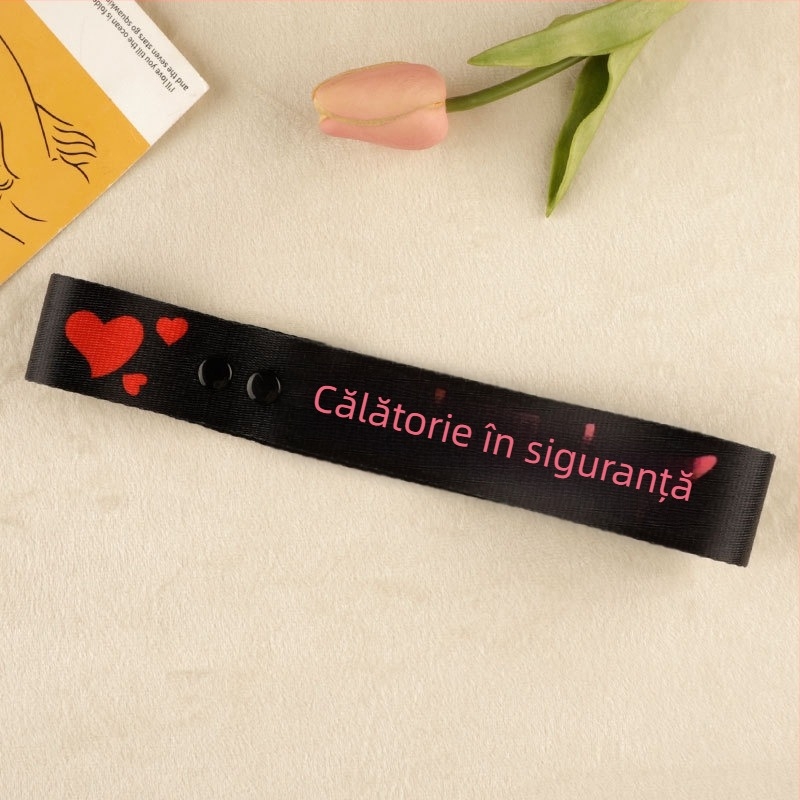 Curea pentru bagaje din poliester, brand Dylan, stil National Tide New Wind, model Letters, funcții: respirabilă, ultra-ușoară, rezistentă la uzură