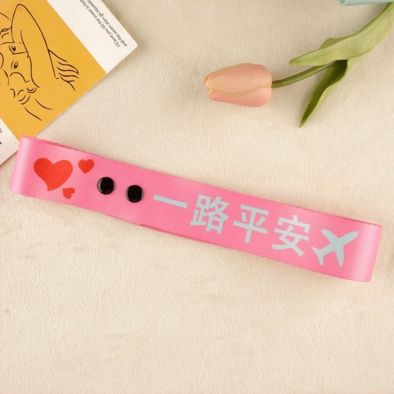 Curea pentru bagaje din poliester, brand Dylan, stil National Tide New Wind, model Letters, funcții: respirabilă, ultra-ușoară, rezistentă la uzură