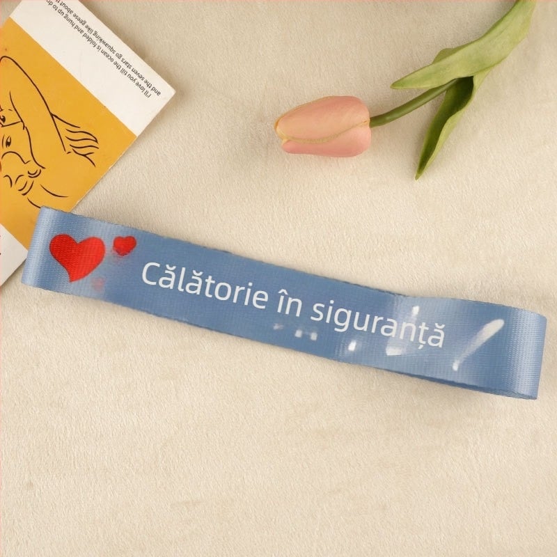 Curea pentru bagaje din poliester, brand Dylan, stil National Tide New Wind, model Letters, funcții: respirabilă, ultra-ușoară, rezistentă la uzură