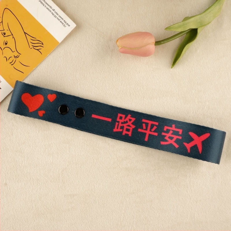 Curea pentru bagaje din poliester, brand Dylan, stil National Tide New Wind, model Letters, funcții: respirabilă, ultra-ușoară, rezistentă la uzură