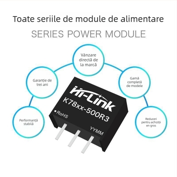 Modul DC-DC neizolat, model K7803-500R3, intrare ultra-wide, ieșire reglată 3.3V, ieșire unică (Model: K7803-500R3; Brand: Mps; Intrare: ultra-wide; Ieșire: 3.3V reglată; Canale: 1; Izolare: neizolat)