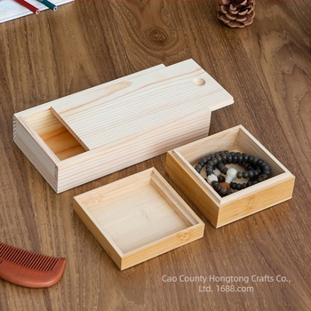 Cutie din lemn pentru depozitare și bijuterii, Model 029, Lemn natural, Finisaj sculptural, Interior personalizat și logo personalizat