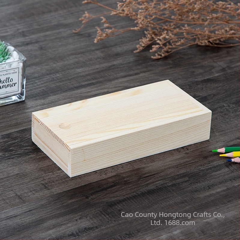 Cutie din lemn pentru depozitare și bijuterii, Model 029, Lemn natural, Finisaj sculptural, Interior personalizat și logo personalizat