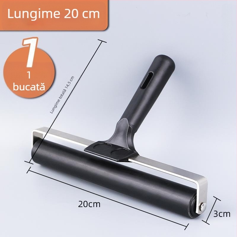 Set de instrumente pentru gravură prin imprimare cu role de cerneală pe bază de ulei și rolă de frecare pentru arta copiilor (capacitate 60 ml, ambalaj unic)