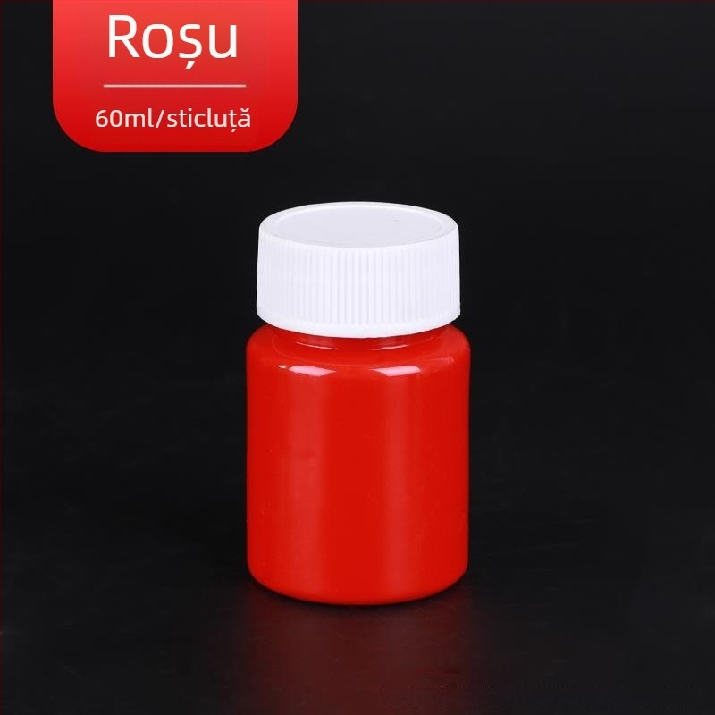 Set de instrumente pentru gravură prin imprimare cu role de cerneală pe bază de ulei și rolă de frecare pentru arta copiilor (capacitate 60 ml, ambalaj unic)