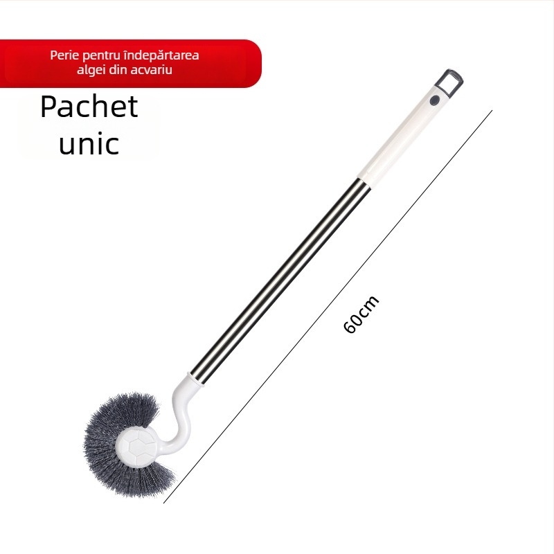 Perie de curățare pentru acvariu cu design extensibil reglabil, îndepărtarea algelor, din plastic
