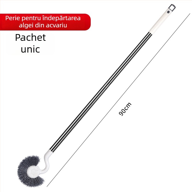 Perie de curățare pentru acvariu cu design extensibil reglabil, îndepărtarea algelor, din plastic