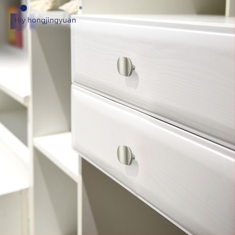 Mâner pentru ușă de dulap – cu gaură unică, aliaj zinc, stil modern minimalist, placare electroplatină