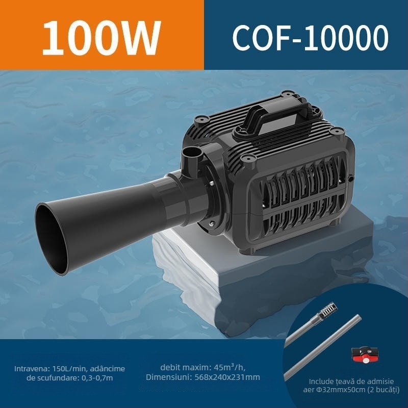 Pompă submersibilă pentru iaz koi, Grid pool COF-10000, debit mare, funcționare silențioasă