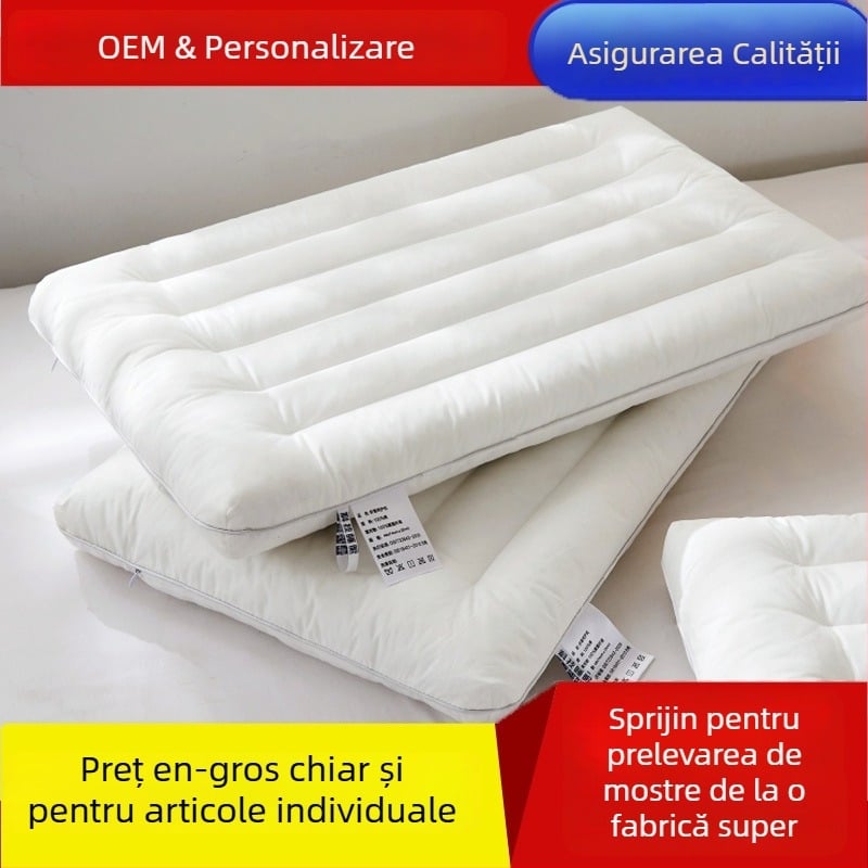 Perna de îngrijire a gâtului, pachet dublu, înălțime 1–5 cm, umplutură din fibre poliesterice, lavabilă