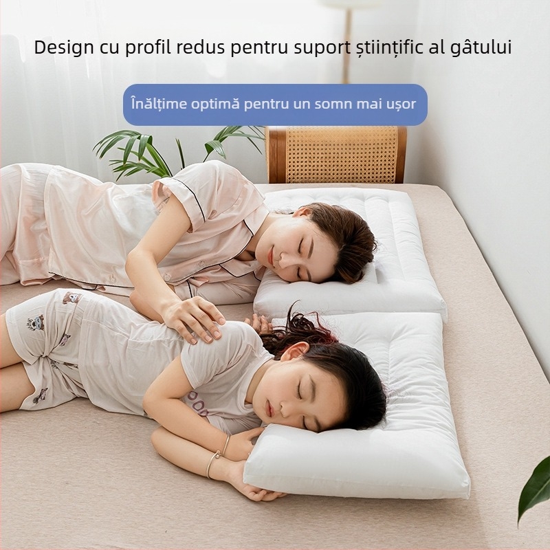 Perna de îngrijire a gâtului, pachet dublu, înălțime 1–5 cm, umplutură din fibre poliesterice, lavabilă