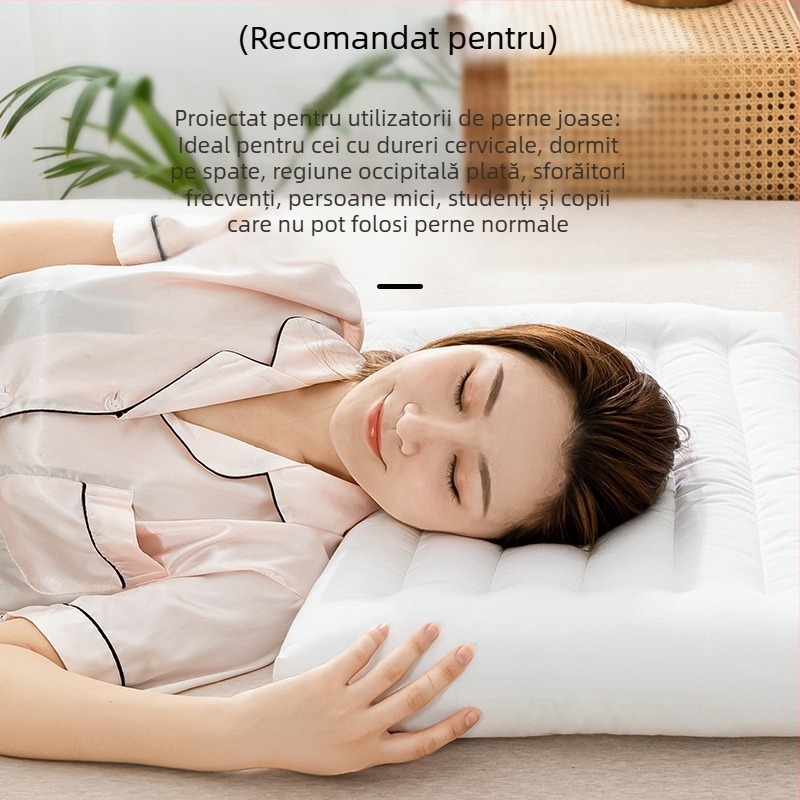 Perna de îngrijire a gâtului, pachet dublu, înălțime 1–5 cm, umplutură din fibre poliesterice, lavabilă
