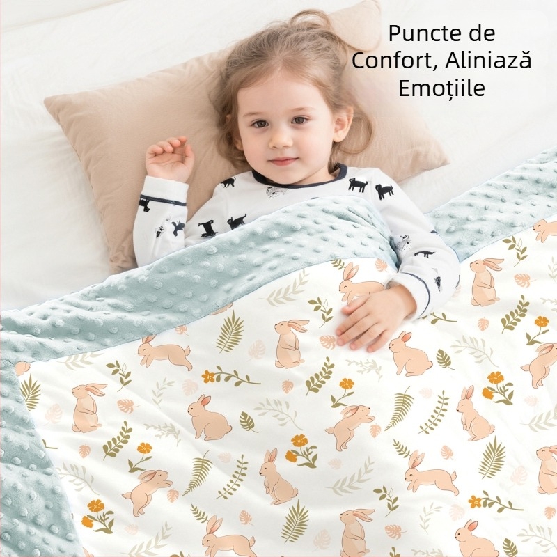 Pătură pentru înfășat din bumbac 100%, umplutură poliester, sezon primăvară-toamnă, potrivită pentru sugari și copii până la 3 ani