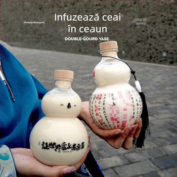 Sticlă PET de unică folosință cu capac, pentru ceai cu lapte cold brew, 401-500 ml, destinată magazinelor de ceai, plastic ne-degradabil