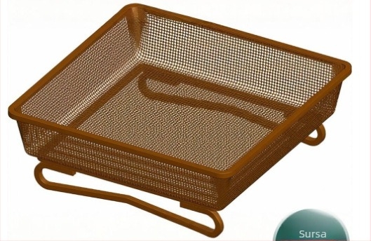 Hrănitoare pentru păsări din Fier forjat, plasă pătrată din sârmă, alimentare manuală, pentru grădină în aer liber și acvariu