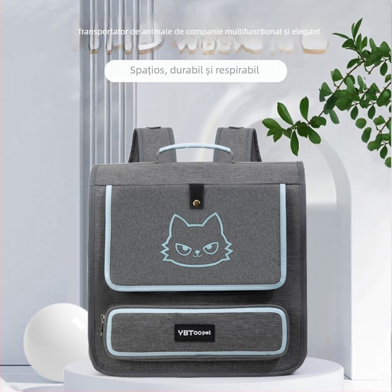 Rucsac portabil pentru animale de companie – material Oxford, capacitate 15, brand Ybtoopet/Yuebaitu, geantă pentru pisici și câini
