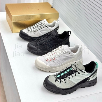 Pantofi sport unisex pentru exterior, talpă groasă, șireturi respirabile, impermeabili și antiderapante pentru off-road