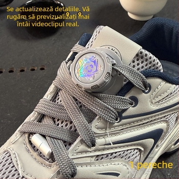 Cataramă rotativă pentru pantofi pentru copii și adulți, cataramă sport fără montaj pentru adidași, pantofi casual și de lucru, stil 01, utilizare pe tot timpul anului