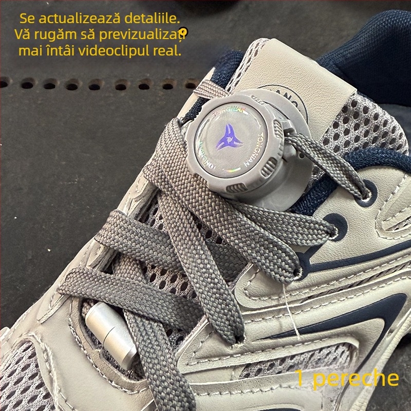 Cataramă rotativă pentru pantofi pentru copii și adulți, cataramă sport fără montaj pentru adidași, pantofi casual și de lucru, stil 01, utilizare pe tot timpul anului