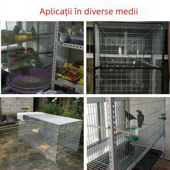 Plasă galvanizată sudată pentru cuști de păsări – plasă rulabilă pentru păsări, porumbei, găini, papagali și iepuri