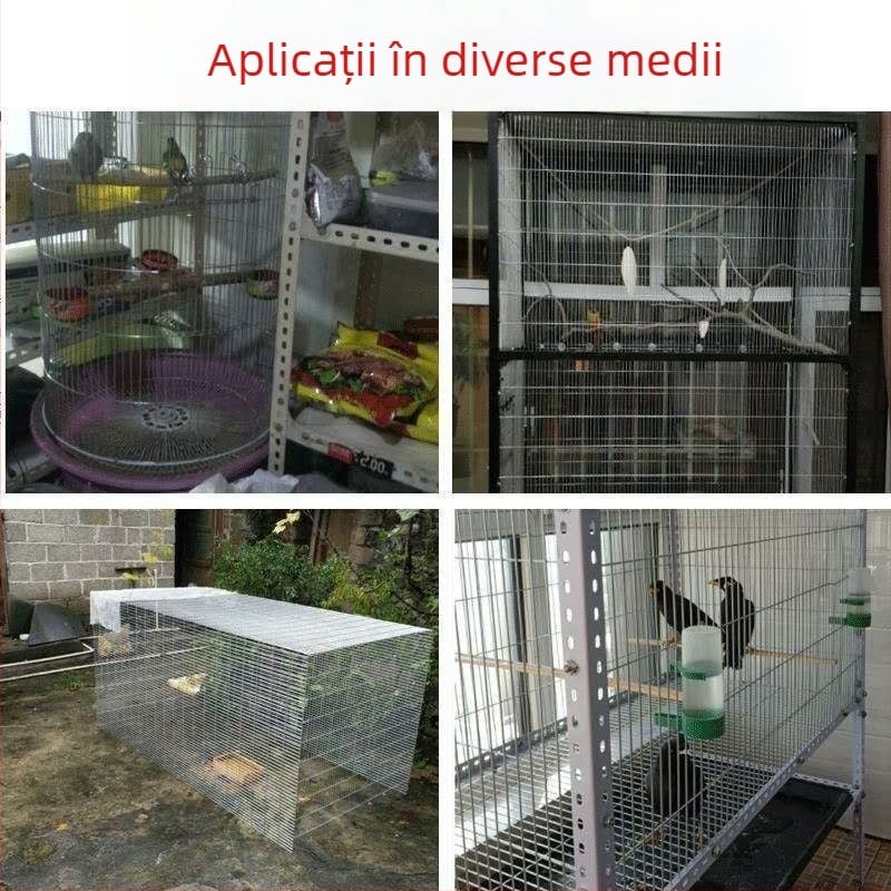 Plasă galvanizată sudată pentru cuști de păsări – plasă rulabilă pentru păsări, porumbei, găini, papagali și iepuri