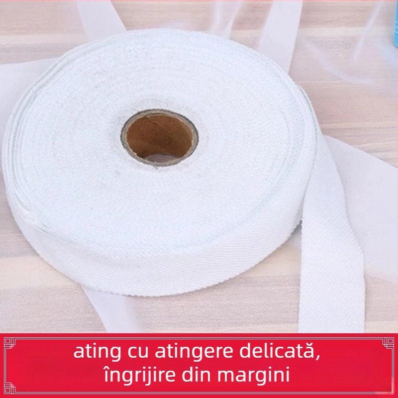 Bandă de margine din poliester pentru pantofi din pânză – accesorii pentru pantofi, stil retro, potrivit pentru toate sezoanele