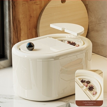 Container de depozitare a hranei pentru câini și pisici — sigilat, rezistent la umezeală, respinge insectele • Material: plastic • Brand: Sha aijie • Posibilitate imprimare logo