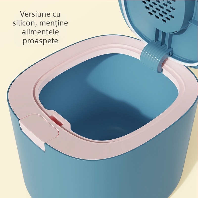 Pikewei Recipient pentru depozitare hrana animalelor de companie, depozitare vacuum, material PP; Capacitate mare; Import: Nu; Brand privat: Nu; IP autorizat: Nu