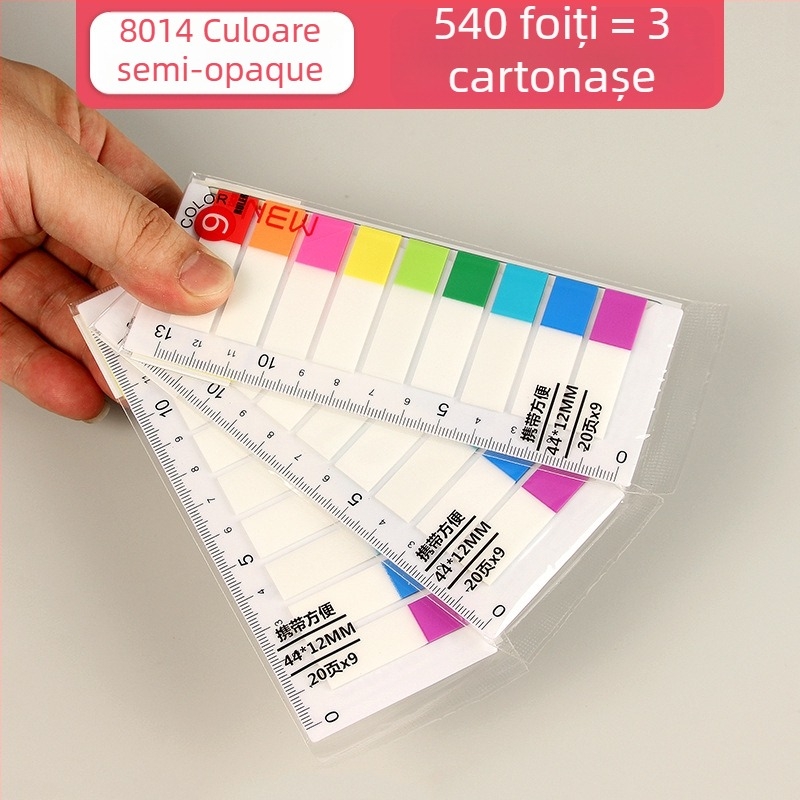 Etichetă indicator Joyful beauty, model PP indicator label, material PP plastic, tip etichetă indicator, 100 etichete pe pagină