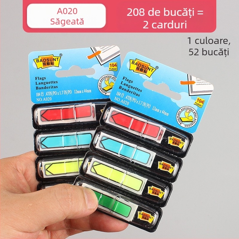 Etichetă indicator Joyful beauty, model PP indicator label, material PP plastic, tip etichetă indicator, 100 etichete pe pagină