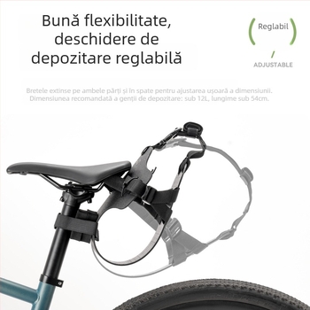 Portbagaj posterior pentru bicicletă, suport pentru bagaje bikepacking – pentru biciclete de drum și MTB turistice